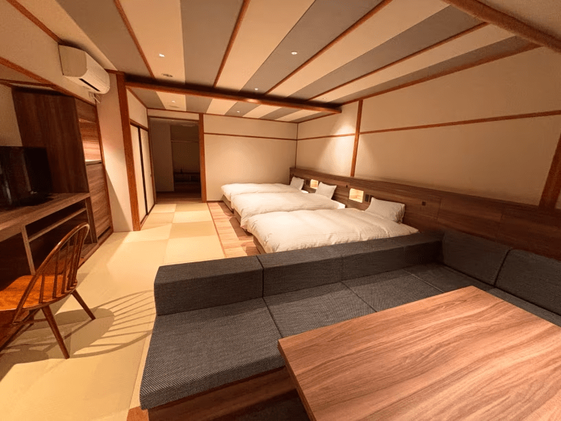 男鹿温泉 結いの宿 別邸つばき | SPA SUITE こたつリビング海側（禁煙 