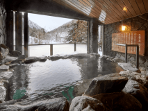 Japanese-style Room with Private Semi-Open-Air Hot Spring Bath and Mt. Tanigawa View (10 + 4.5 Tatami)