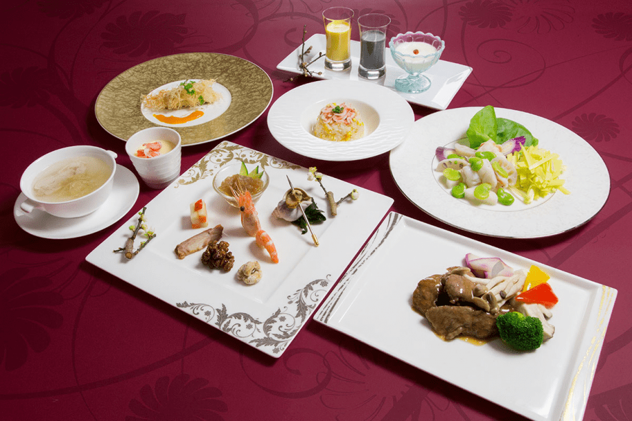 ＜中華コース【寿】＞【大海老・栃の木黒牛サーロイン】を堪能♪＜料理長特製中華コース＞★公式HP予約で2大特典付★