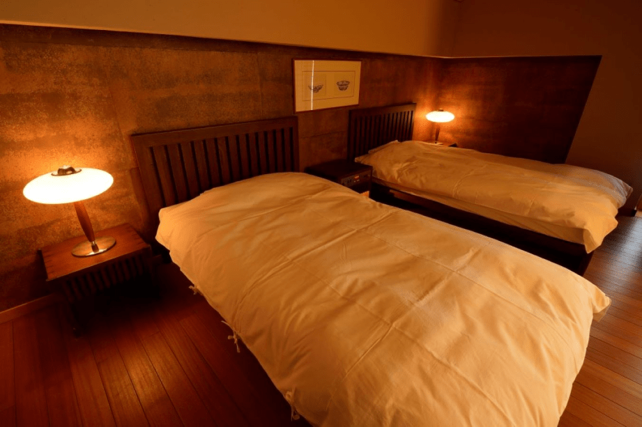 露天風呂・ベッド付き和洋室（ベット又は和ベット付）-３階-