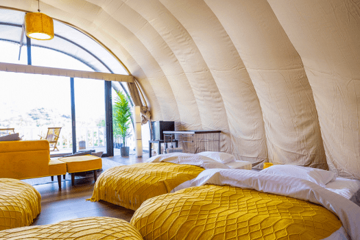 【春休み学割プラン】＜☆3大特典付き＞グランピングをさらに楽しむ3大特典付きプラン！REST GLAMPING