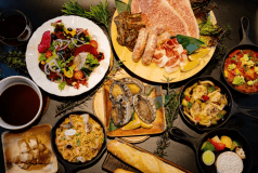 【1泊2食/グランピングBBQ】和牛のステーキや”活”アワビ、彩り豊かなスキレット料理などこだわりのグランピングBBQ♪宿泊は大人気ドーム型テントで