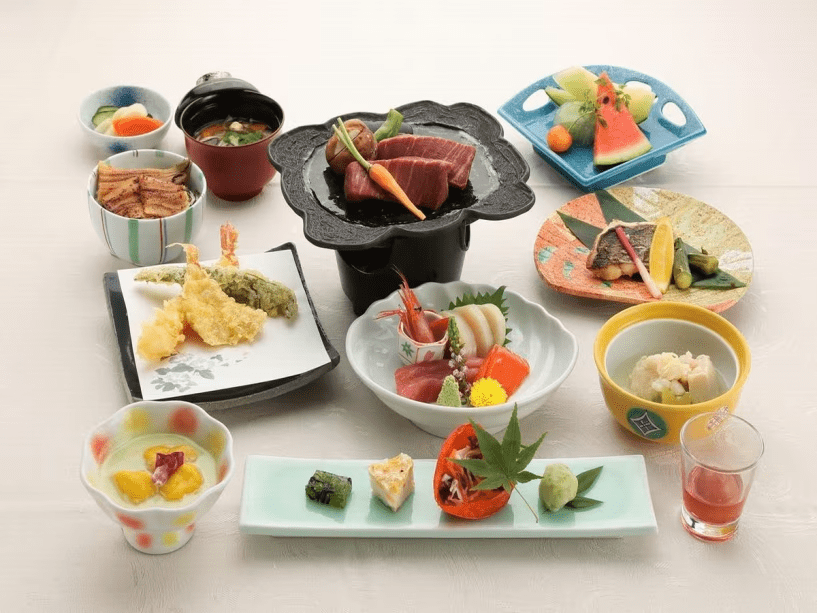 会席料理一例　複数あるプランから迷ったと言う お客様はこちらのプランからオススメいたします。