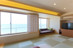 禁煙【天水HORIZON◎オーシャンビュー】ベッド付和モダン