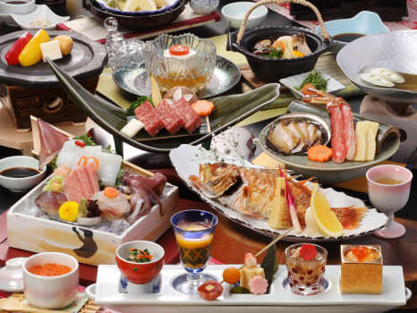 【山陰の豪華食材の饗宴】〜のどぐろ・鳥取和牛・鮑〜贅を尽くした料理長特選グルメ会席(G)