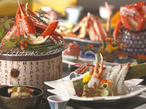 【タグ付松葉蟹１杯相当とずわい蟹のコンビ料理で】リーズナブルに活蟹を愉しみたいあなたへ