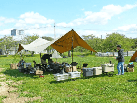 【キャンプ宿泊プラン】田んぼが広がる懐かしい農村風景。（伊豆沼）