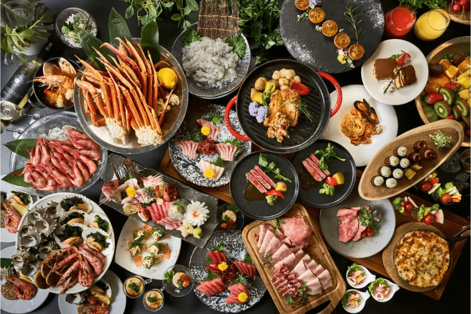 【夕食】ビュッフェ(イメージ)