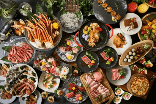 【夕食】ビュッフェ(イメージ)