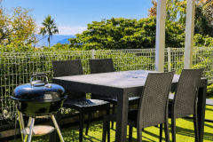 【設備一例】海が見えるテラス。バーベキュー等でご利用ください♪（バーベキューセットのレンタル有り：有料）