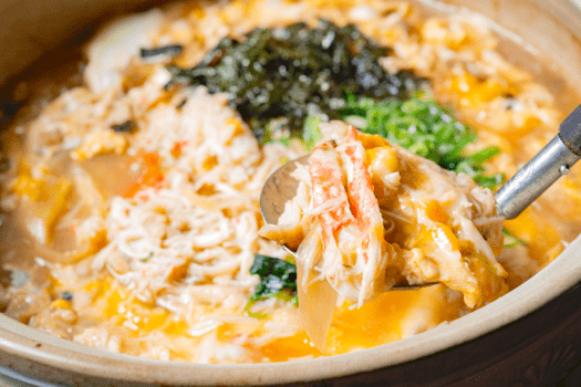 【冬季限定！】『ズワイ蟹鍋』と『鮮魚のお造り盛り合わせ』プラン