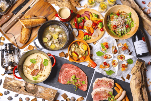 【人気プラン】Up-grade BBQプラン+『あわびの肝バター焼き』