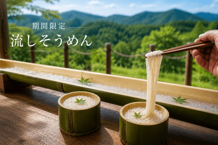 【夏季限定】流しそうめん