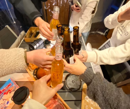 アメリカンBBQで乾杯！