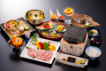 【特定日！上州和牛会席コース】すきやき・しゃぶしゃぶ・ステーキからメイン選べる！貸切風呂無料＆チェックアウト11時（お食事処）