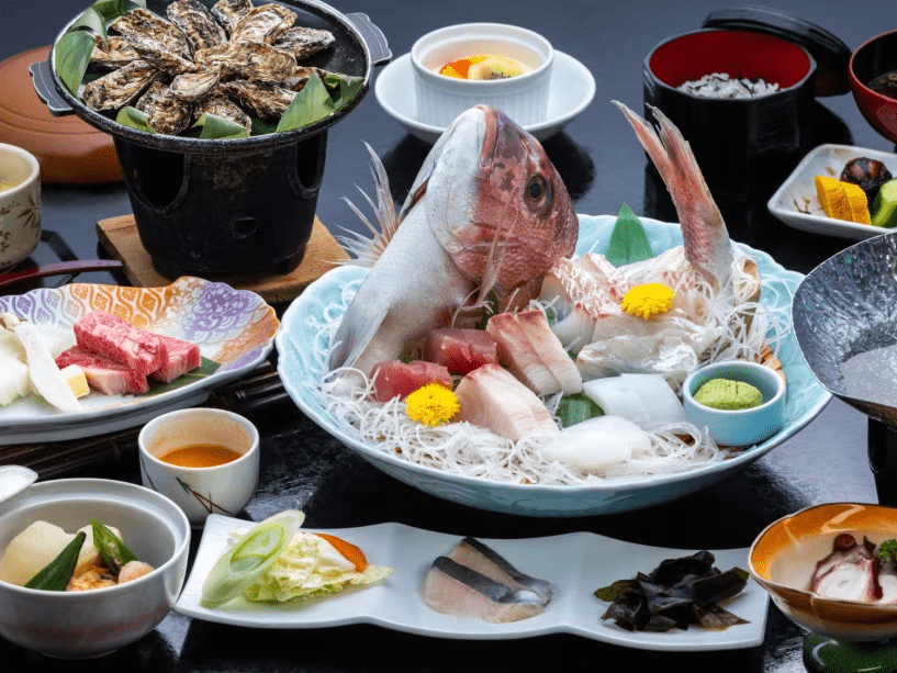 旬の浦村牡蠣20個付き海幸会席