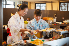 朝食バイキング