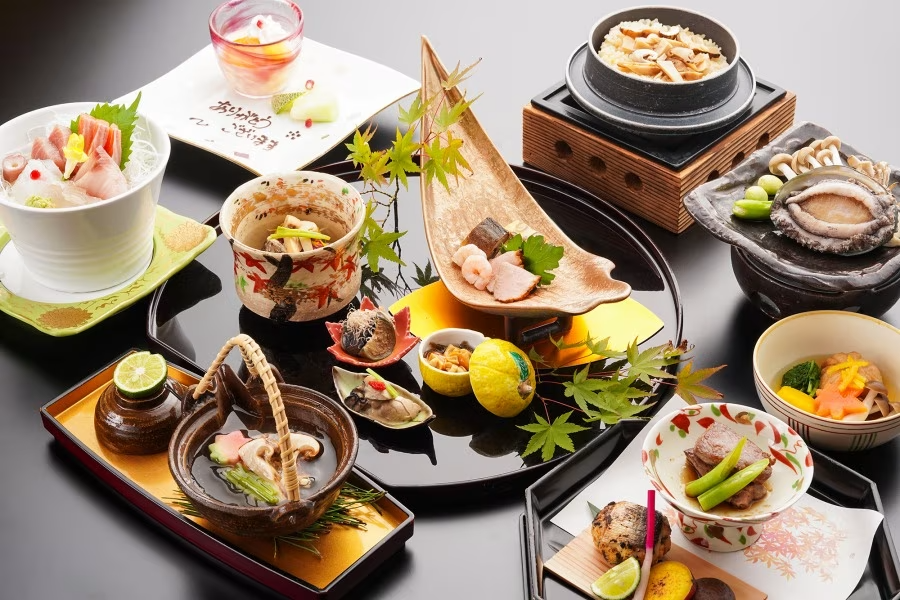 料理人の技術と季節の恵みが織り成す美しい会席料理