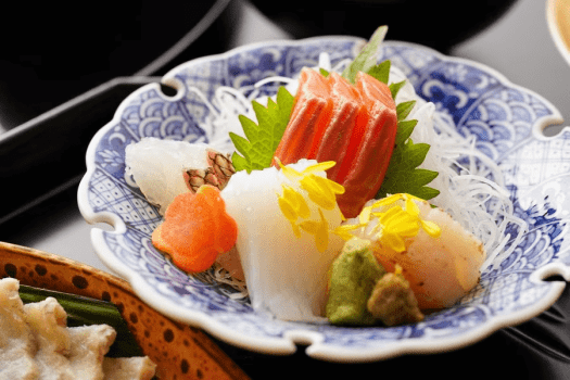 フグのたたき・ぎんひかり・鯛・ホタテ・あおりイカ