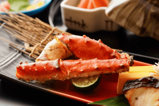 品のある旨み、焼きタラバ