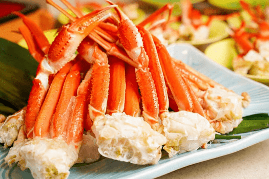 ズワイガニも食べ放題♪