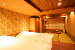 温泉風呂付き和洋室(6畳+ツイン)(36.9㎡) 温泉風呂付き和洋室(6畳+ツイン)(36.9㎡)