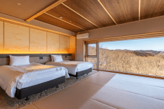 角部屋ハイフロアエグゼクティブルームの一例（7.5畳+ツイン）（63.8㎡）