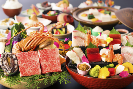 【レストラン食‐グレードUP会席】上質な食を楽しみたい方へ。自慢の宝楽焼きを豪華メニューに♪