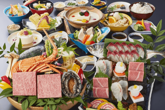 ●【レストラン食‐グレードUP会席】上質な食を楽しみたい方へ。自慢の宝楽焼きを豪華メニューに♪