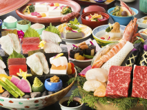 【レストラン食‐基本会席】名物「宝楽焼き」に加え、“ここでしか出逢えない”逸品をお楽しみいただけます 【レストラン食‐基本会席】名物「宝楽焼き」に加え、“ここでしか出逢えない”逸品をお楽しみいただけます