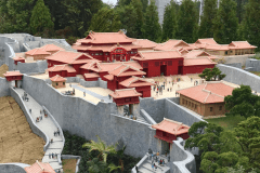 東武ワールドスクウェア。展示物一例「首里城」。2021年4月24日、沖縄の歴史・文化の象徴「首里城」が登場！