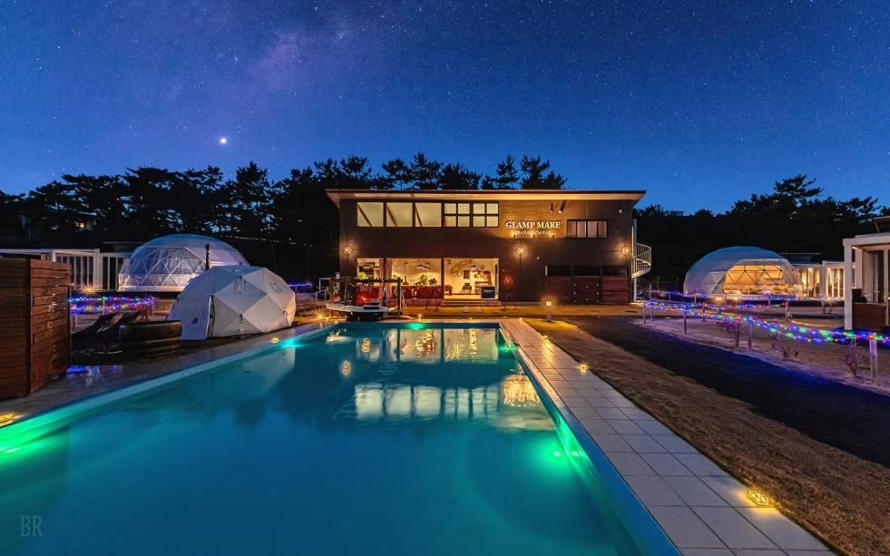 【10月～12月26日まで限定20％OFF】秋の旅行応援🍁優雅なグランピング滞在を満喫する特別プラン《1泊2食付き》