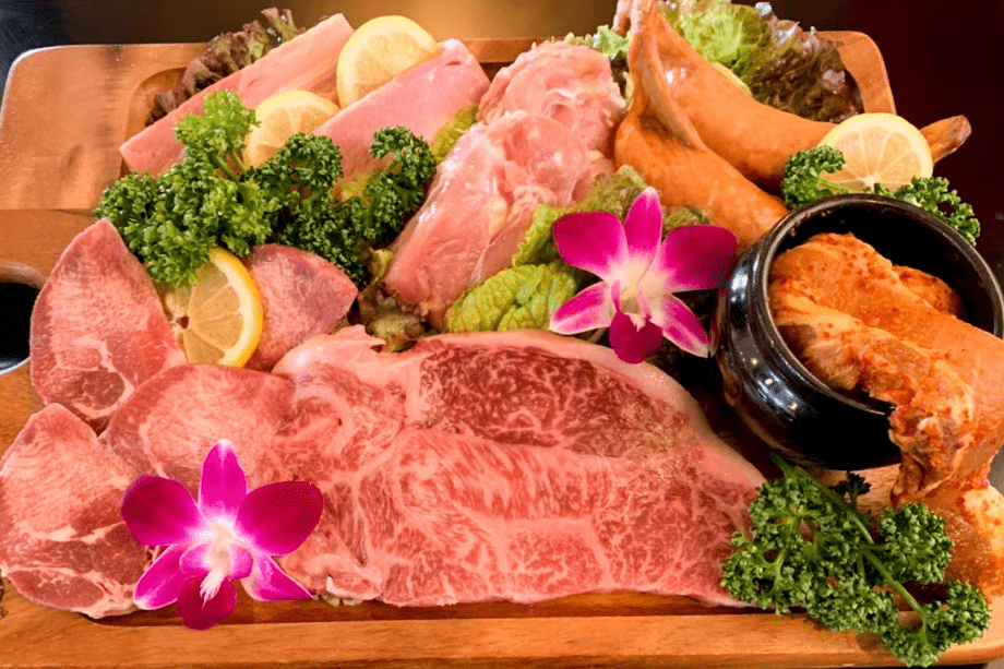 【日帰りランチＢＢＱ】茨城県常陸牛ステーキ付き贅沢プレミアムBBQ / 9000円コース【ご利用時間10：30～13：30】