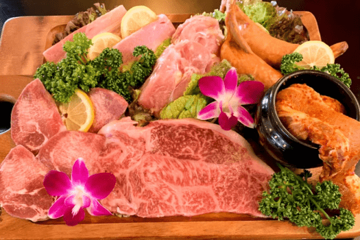 【日帰りランチＢＢＱ】茨城県常陸牛ステーキ付き贅沢プレミアムBBQ / 9000円コース【ご利用時間10：30～13：30】