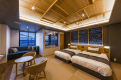 ＜2022年1月OPEN＞半露天風呂付デザイン客室「藍～Ａｉ～」 ★５階海側★【禁煙】