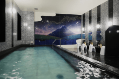 施設内には大浴場を完備しております♪（男湯イメージ）