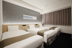 スタンダードトリプルのお部屋