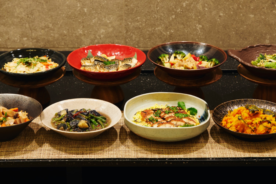 朝食ビュッフェ