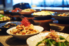朝食ビュッフェ