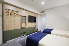 デラックスツイン（ソファベッド付）