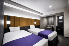 デラックスツイン（ソファーベッド エキストラベッド付）