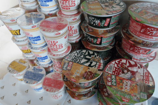 お夜食（一例）　※内容が変更になる場合がございます