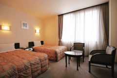 【ツイン】一日の疲れを癒すゆったりとしたベッドでお休み下さい