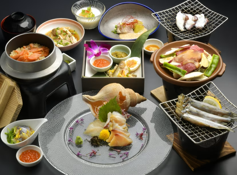 【グレードアップ】三石こぶ黒和牛ひだか焼＆タコの炙り