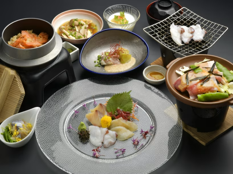 【スタンダード】クラウンポークの陶板焼＆サメカレイの中華あんかけ