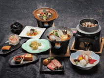 【グレードアップ】ヤリイカの昆布〆カルパッチョ・お造り・三石こぶ黒牛・炊き込みご飯♪1/31迄