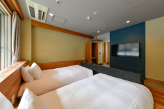 【ツイン／30平米】2024年リニューアル・コンパクトながらも、導線をくつろぎを追求したツインルーム