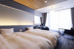 【街側】23年3月リニューアル◆ツインルーム