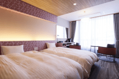 【街側】23年3月リニューアル◆ツインルーム