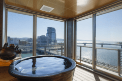 【宍道湖側】23年3月リニューアル◆6階・展望風呂付きツインルーム